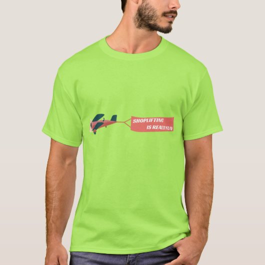 Werbung für Shirts als Tätigkeit (Vorderseite)