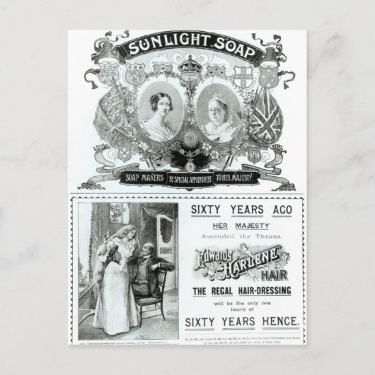 Werbung für Sonnenlicht-Seife Postkarte (Vorderseite)