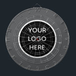 Werbung für Unternehmen Graue Unternehmen Moderne Dartscheibe<br><div class="desc">Firmenlogo,  grau,  Firma,  modern,  Branding,  Werbe-,  elegant,  Dartboard.</div>