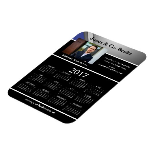 Werbung für Unternehmen/Werbezeitplan 2017 Magnet (Linke Seite)