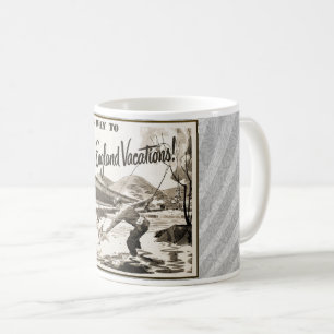 WERBUNG FÜR URLaub IN NEW ENGLAND IN DEN 1940ER JA Kaffeetasse