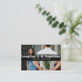 Werbung für Verabredet Constant Agency Couples Cou Visitenkarte (Stehend Vorderseite)