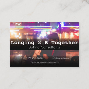 Werbung für Verabredet Constant Agency Couples Cou Visitenkarte