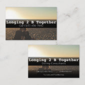 Werbung für Verabredet Constant Agency Couples Cou Visitenkarte (Vorne/Hinten)