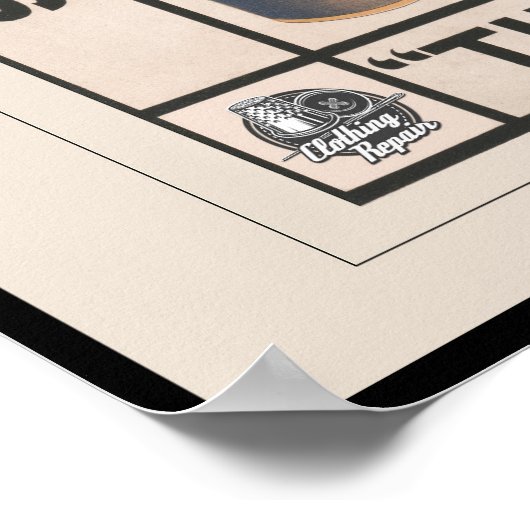 Werbung für Vintage Baumwollsägeblätter Poster (Ecke)