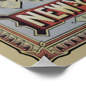 Werbung für Vintage Cunard Line Shipping Company Poster (Ecke)