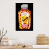 Werbung für Vintage formaminhaltige Medical Tablet Poster (Küche)