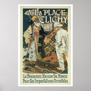 Werbung für Vintage französische Orientalische Imp Poster