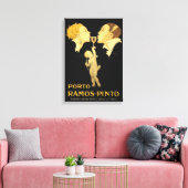 Werbung für Vintage Ports Leinwanddruck (Insitu (Wohnzimmer))