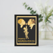 Werbung für Vintage Ports Postkarte (Stehend Vorderseite)