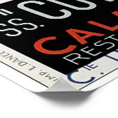 Werbung für Vintage Schiffe SS Côte d'Azur Poster (Ecke)