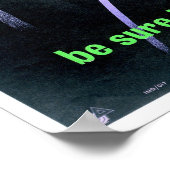 Werbung für Vintage Schweißschutzgeräte Poster (Ecke)