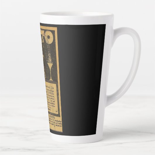 Werbung für Vintage spanische Grippeviren Milchtasse (Rechts)