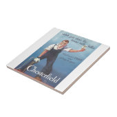 Werbung für Vintage Zigaretten Fliese (Seite)