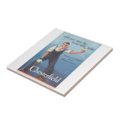 Werbung für Vintage Zigaretten Fliese (Seite)