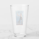 Werbung für Vintage Zigaretten Glas (Rückseite)