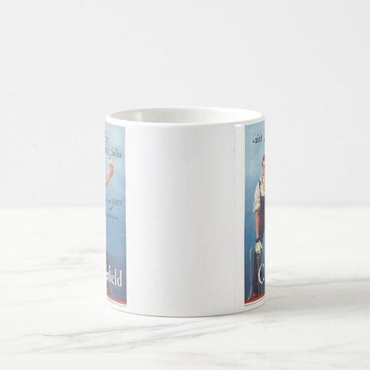 Werbung für Vintage Zigaretten Kaffeetasse (Mittel)