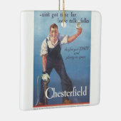 Werbung für Vintage Zigaretten Keramikornament (Rechts)