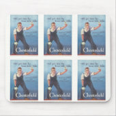 Werbung für Vintage Zigaretten Mousepad (Vorne)