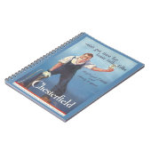 Werbung für Vintage Zigaretten Notizblock (Linke Seite)