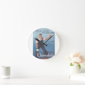 Werbung für Vintage Zigaretten Runde Wanduhr (Zuhause)