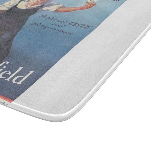 Werbung für Vintage Zigaretten Schneidebrett (Ecke)