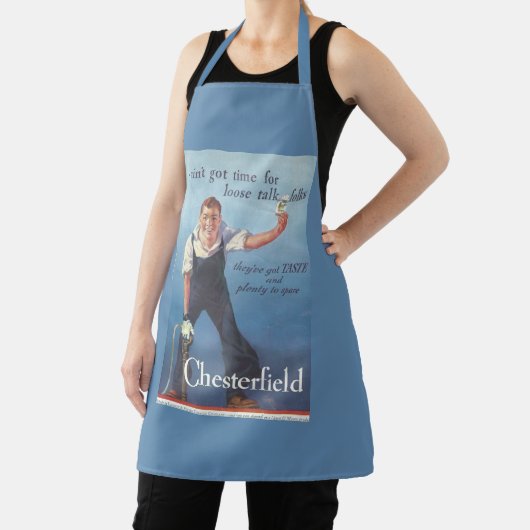 Werbung für Vintage Zigaretten Schürze (InSitu)