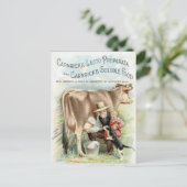 Werbung für Vintagen Bauer Postkarte (Stehend Vorderseite)