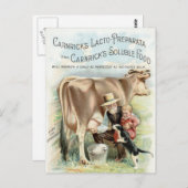 Werbung für Vintagen Bauer Postkarte (Vorne/Hinten)