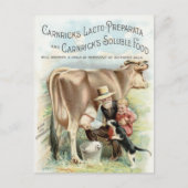 Werbung für Vintagen Bauer Postkarte (Vorderseite)