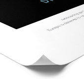 Werbung für Weltraumtourismus - Besuch des Jupiter Poster (Ecke)