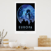 Werbung für Weltraumtourismus - Besuch des Jupiter Poster (Küche)