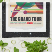 Werbung für Weltraumtourismus - Sonnensystem Grand Handtuch (Gefaltet)