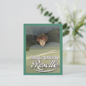 Werbung für Zigarettenpapiere Vintag Postkarte (Stehend Vorderseite)