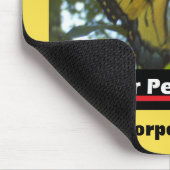 Werbung Gelbe Monarchie Mousepad (Ecke)