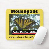 Werbung Gelbe Monarchie Mousepad (Mit Mouse)