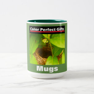 Werbung Hummingbird Nest Zweifarbige Tasse