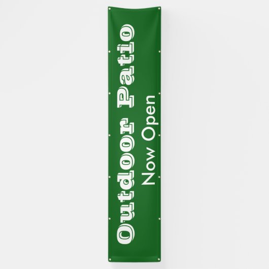 Werbung im Freien von 3,50 m Banner (Vertikal)