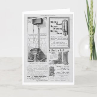Werbung im frühen 20. Jahrhundert Karte
