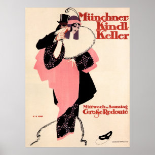 Werbung im Münchner Departement Hans Rudi Erdt Poster