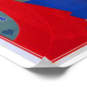 Werbung in der Sonne, 1896 Vintag Poster (Ecke)