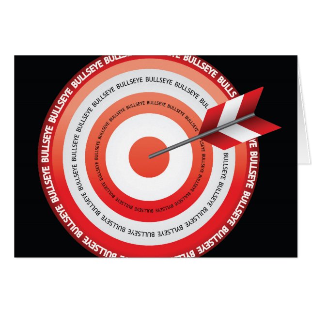 Werbung Internship Gratulationen Bullseye, R (Vorderseite (Horizontal))