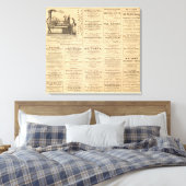 Werbung Leinwanddruck (Insitu (Schlafzimmer))