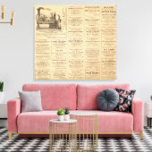 Werbung Leinwanddruck (Insitu (Wohnzimmer))