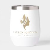 Werbung Logo Wellness Beauty Business Wasser (Rückseite)