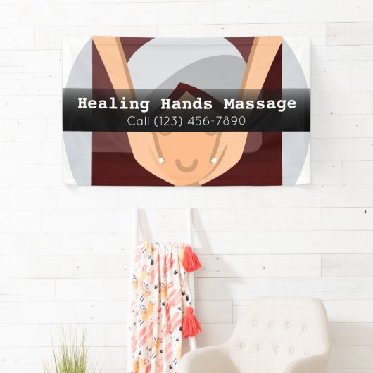 Werbung Massage Therapy Business Banner (Insitu)