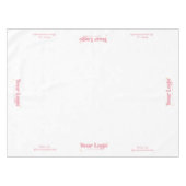 Werbung mit Firmenlogo - Social Media für Veransta Tischdecke (Vorderseite (Horizontal))