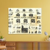Werbung mit Guide Map Leinwanddruck (Insitu (Wohnzimmer))
