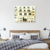 Werbung mit Guide Map Leinwanddruck (Insitu (Schlafzimmer))