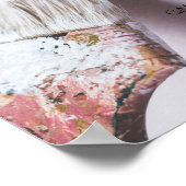 Werbung mit weißem Pinsel, Maler und Dekorator Poster (Ecke)